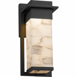 Justice Design ALR-7541W Alabaster Rocks! Pacific Contemporary LED Outdoor Small Wall Sconce