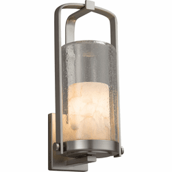 Justice Design ALR-7584W-10 Alabaster Rocks! Atlantic Contemporary Outdoor Large Wall Lighting Sconce