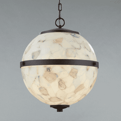 Justice Design ALR-8040 Alabaster Rocks! Imperial Modern LED Pendant Lighting