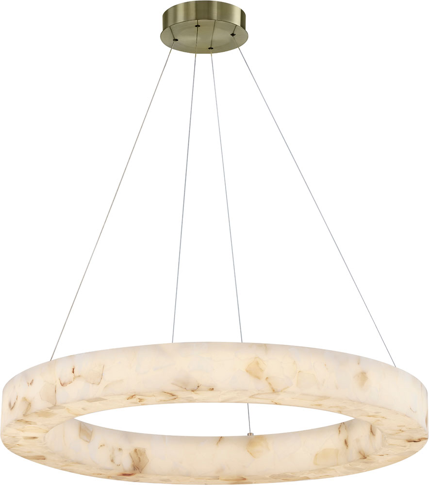 Justice Design ALR-8223-BRSS Alabaster Rocks Medley Modern Brushed ...