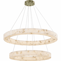 Justice Design ALR-8227-BRSS Alabaster Rocks Medley Modern Brushed ...