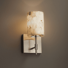 Justice Design ALR-8411 Union Alabaster Rocks! Wall Lamp