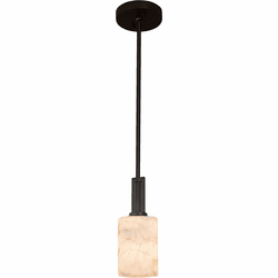 Justice Design ALR-8445 Alabaster Rocks! Era Contemporary Mini Pendant Lamp