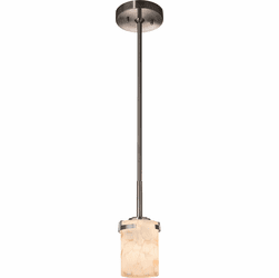 Justice Design ALR-8455-10 Alabaster Rocks! Atlas Modern Mini Hanging Lamp
