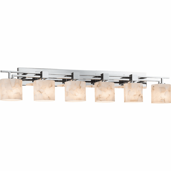 Justice Design ALR-8706 Alabaster Rocks! Aero Contemporary Bathroom ...