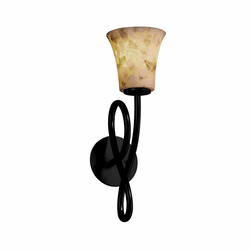 Justice Design ALR-8911 Alabaster Rocks! Capellini Modern Sconce Lighting