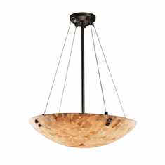 Justice Design ALR-9664-35 Alabaster Rocks! Finials Modern Drop Lighting
