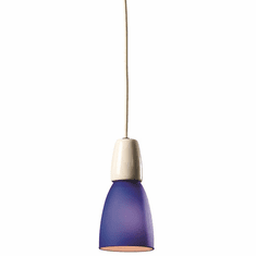 Justice Design CER-6020 Radiance Ovalesque Modern Ceramic LED Mini Lighting Pendant