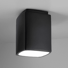Justice Design CER-6110W Radiance Rectangle Contemporary Ceramic LED Outdoor Overhead Lighting