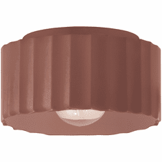 Justice Design CER-6185W Radiance Modern Exterior Ceiling Lighting Fixture