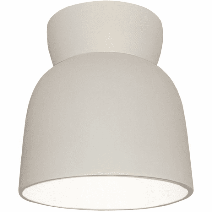 Justice Design CER-6190W Radiance Exterior Flush Mount Light Fixture