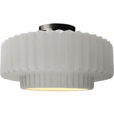 Justice Design CER-6373 Radiance Contemporary LED Flush Lighting