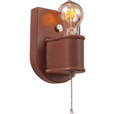 Justice Design CER-7031-CLAY-NCKL American Classics Canyon Clay Wall Lamp