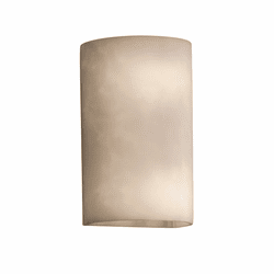 Justice Design CLD-1265 Clouds Modern Large Cylinder Wall Sconce Lighting