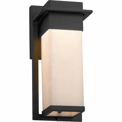 Justice Design CLD-7541W Clouds Pacific Modern LED Outdoor Small Wall Light Sconce