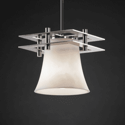 Justice Design CLD-8165 Clouds 7.5" Tall Mini Hanging Light