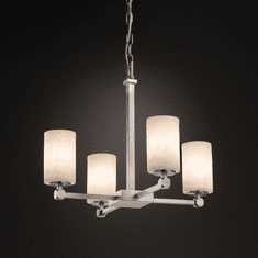 Justice Design CLD-8420 Tetra Clouds Mini Chandelier Lamp