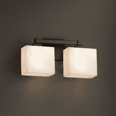 Justice Design CLD-8432 Regency Clouds 2-Light Vanity Lighting Fixture