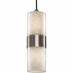 Justice Design CLD-8758-10 Clouds Dakota Modern Cylinder Mini Drop Ceiling Light Fixture