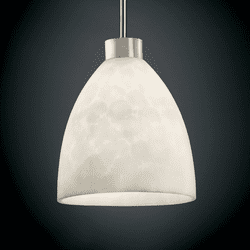 Justice Design CLD-8814 Clouds 11" Tall Mini Hanging Pendant Light