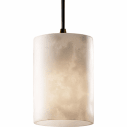 Justice Design CLD-8815-10-DBRZ Clouds Pendants Modern Dark Bronze Mini Pendant Light