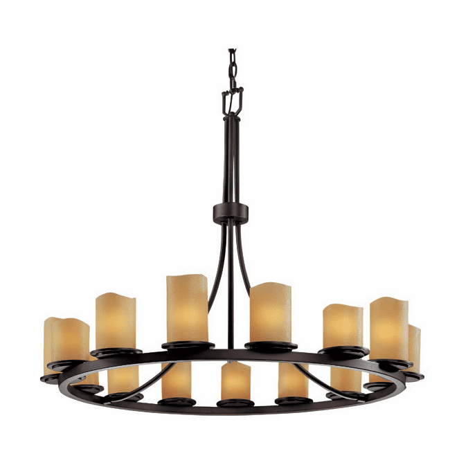 Justice Design CNDL-8715 CandleAria Dakota Modern 42" Lighting Chandelier
