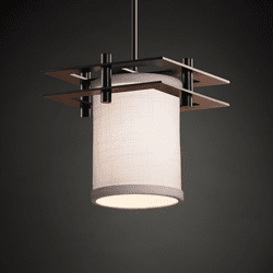 Justice Design FAB-8165 Metropolis Textile Mini Hanging Lamp