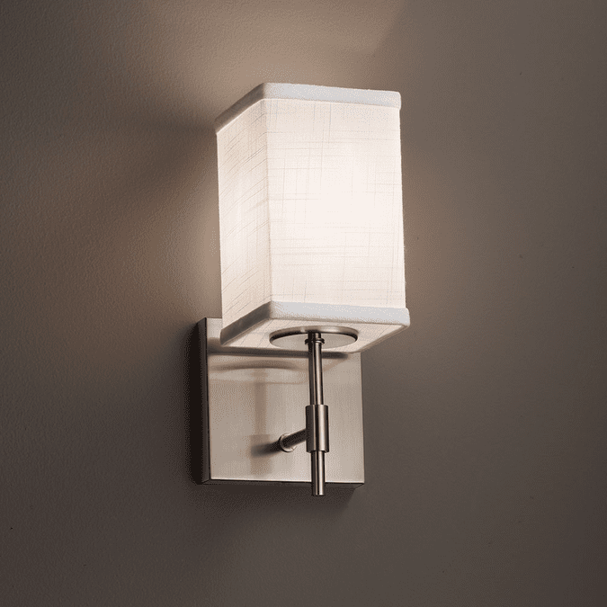 Justice Design FAB-8411 Union Textile Wall Light Sconce