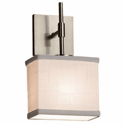 Justice Design FAB-8417 Textile Union Lighting Wall Sconce
