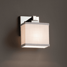 Justice Design FAB-8437 Regency Textile ADA Compliant Wall Sconce