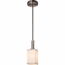 Justice Design FAB-8445 Textile Era Modern Mini Hanging Light Fixture