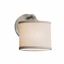 Justice Design FAB-8467 Textile Bronx Wall Lighting Sconce