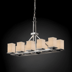 Justice Design FAB-8650 Montana Textile Island Light Fixture