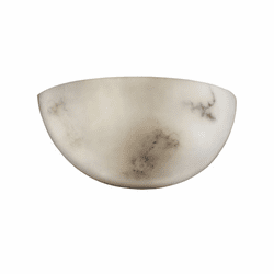 Justice Design FAL-1300 LumenAria Modern Quarter Sphere Wall Lighting