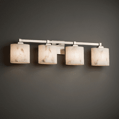 Justice Design FAL-8434 Regency LumenAria 4-Light Vanity Light