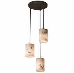Justice Design FAL-8818-10 LumenAria Pendants Contemporary Multi Drop Ceiling Light Fixture