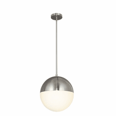 Justice Design FSN-4152-OPAL-NCKL Fusion Ion Modern Brushed Nickel Drop Lighting Fixture