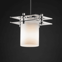 Justice Design FSN-8165 Fusion Artisan Glass 7.5" Tall Mini Drop Lighting Fixture