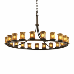 Justice Design GLA-8716-16 Veneto Luce Dakota Contemporary Ceiling Chandelier