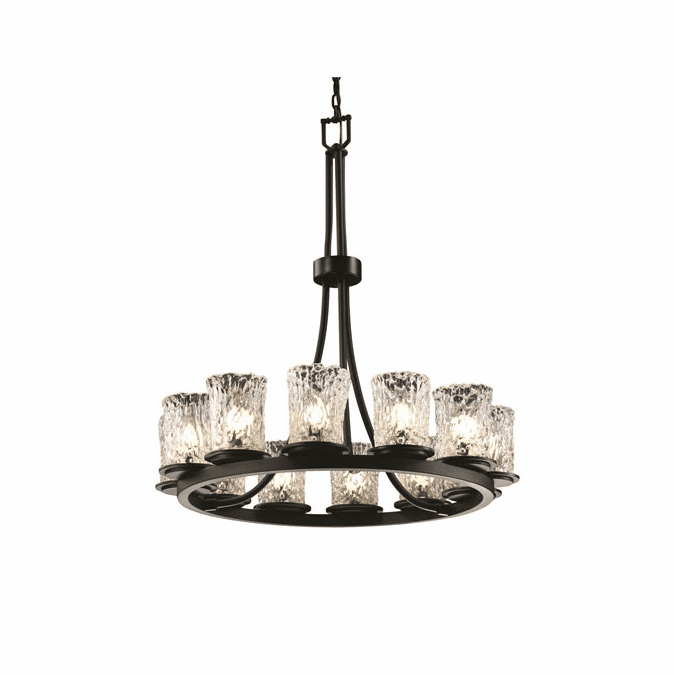 Justice Design GLA-8763-16 Veneto Luce Dakota Modern Chandelier Light