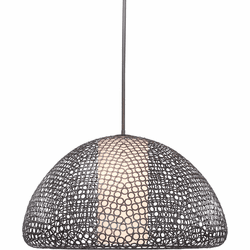 Justice Design NSH-8204-BZTO Dilston Contemporary Bronzato 36" Pendant Hanging Light