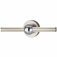 Justice Design NSH-9121-NCCR Arzy Contemporary Brushed Nickel w/ Chrome Accents LED 20" Bathroom Lighting