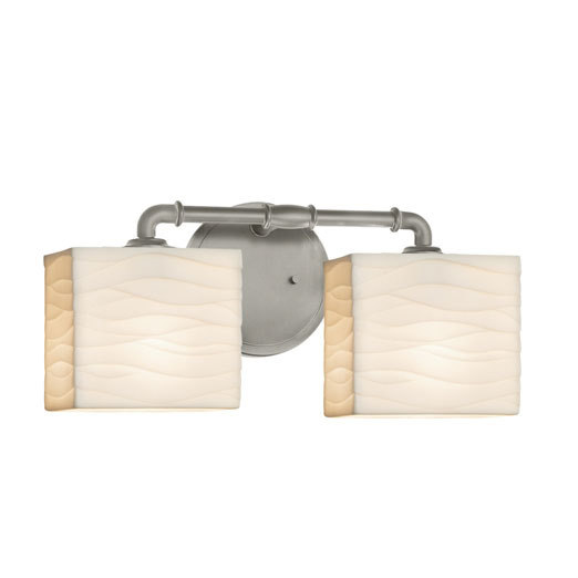 Justice Design PNA846255 Porcelina Bronx Contemporary 2Light