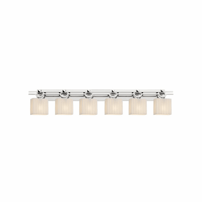 Justice Design PNA850655 Porcelina Argyle Modern 6Light Vanity