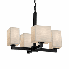 Justice Design PNA-8829-55 Porcelina Modular Contemporary Mini Chandelier Light