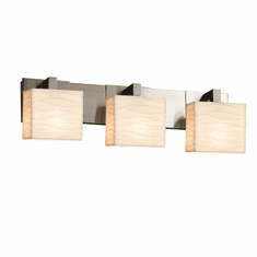 Justice Design PNA-8923-55 Porcelina Modular Modern 3-Light Bathroom Lighting Sconce