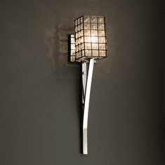 Justice Design WGL-8791 Sabre Wire Glass Modern Sconce Lighting