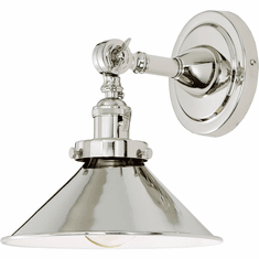 JVI Designs 1251-15-M3 Soho Polished Nickel Wall Sconce