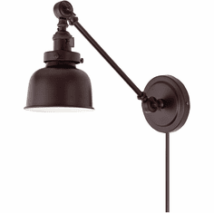 JVI Designs 1255-08-M2 Soho Oil Rubbed Bronze Wall Swing Arm Lamp