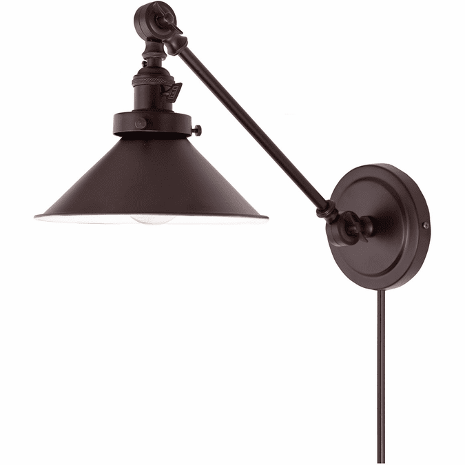 JVI Designs 1255-08-M3 Soho Oil Rubbed Bronze Swing Arm Wall Lamp